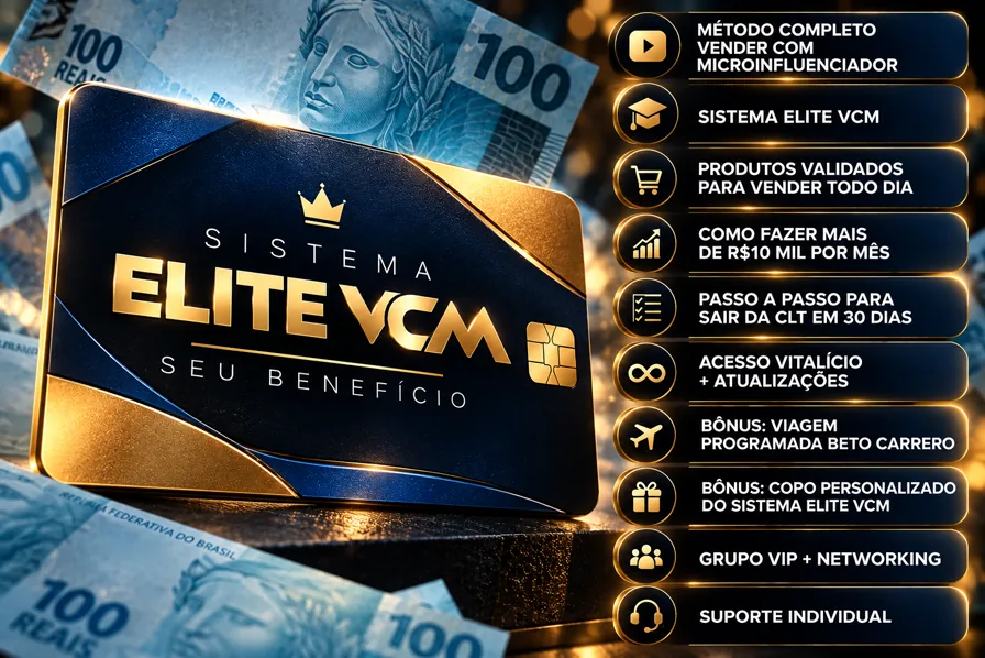 Cartão benefício Sistema Elite VCM